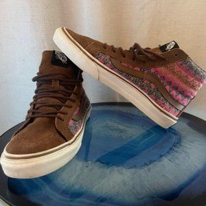 Limited Edition and RARE Tribal Print Vans Hightop
